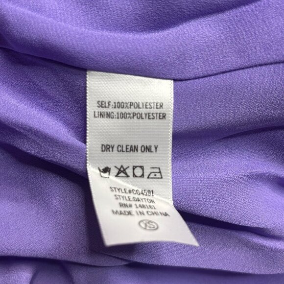 New BUDDY LOVE Dayton Floral Strapless Mermaid Maxi Dress in Purple Size XS - Picture 5 of 8